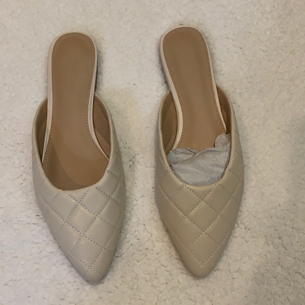 Loft quilted mule flat- missy